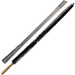 Dryer Vent Cleaner Kit -30inch Clothes Lint Trap Long Flexible Pipe Refrigerator Coil Brush and 24.4inch Flexible Crevice