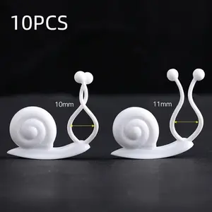 10pcs Vine Wall Climbing Fixator, No-Trace Hook, Strong Adhesive, Plant Climbing Clips, Damage-Free Hanging Hooks