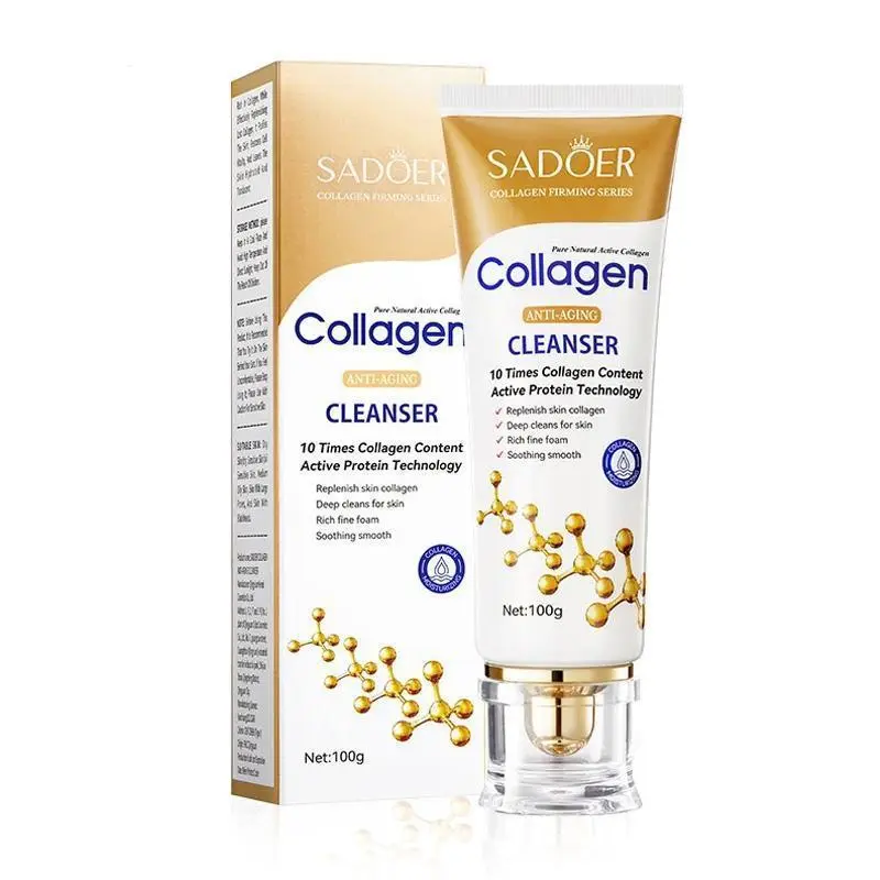 SADOER Collagen Facial Cleanser - Hydrating & Refreshing Face Wash