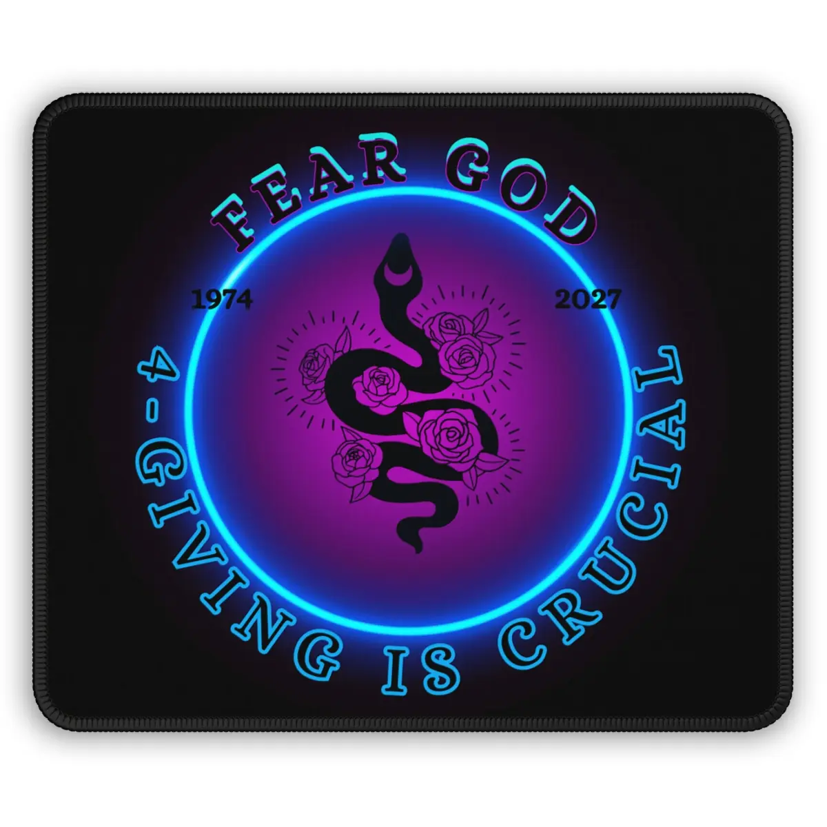 Personalized Gaming Mouse Pad, Smooth Custom Design for Work or Play, 9x7 Inch Mat with Stitched Edges, Office Decor, Desk Accessory, Mouse