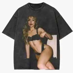 Sabrina 2025 Tour Shirt, Vintage Washed Concert Tee, Y2K Top Music Shirt, Retro Tour Graphic Top N4E3X PEW