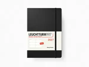 2027 Leuchtturm 1917 Weekly Planner - BLACK