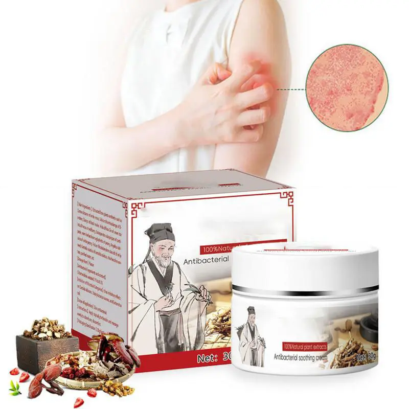 Natural Plant Eczema Cream | Gentle care for sensitive skin, no added fragrances or irritants; helps relieve dryness, itching, blisters, and psoriasis discomfort.
