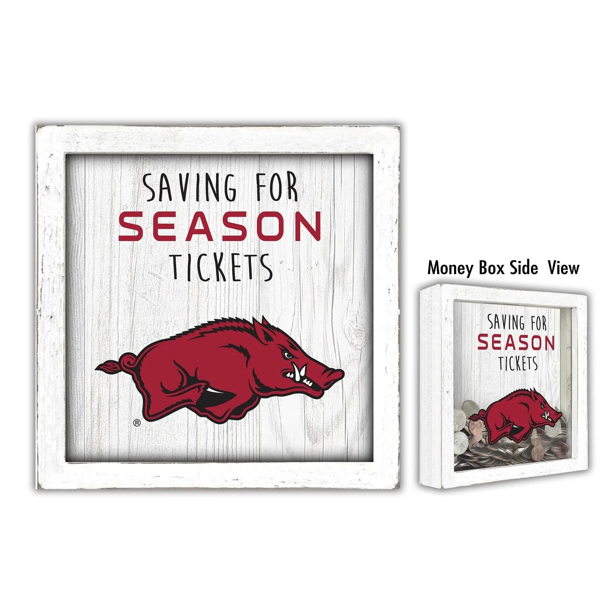Arkansas Saving For Tickets Money Box
