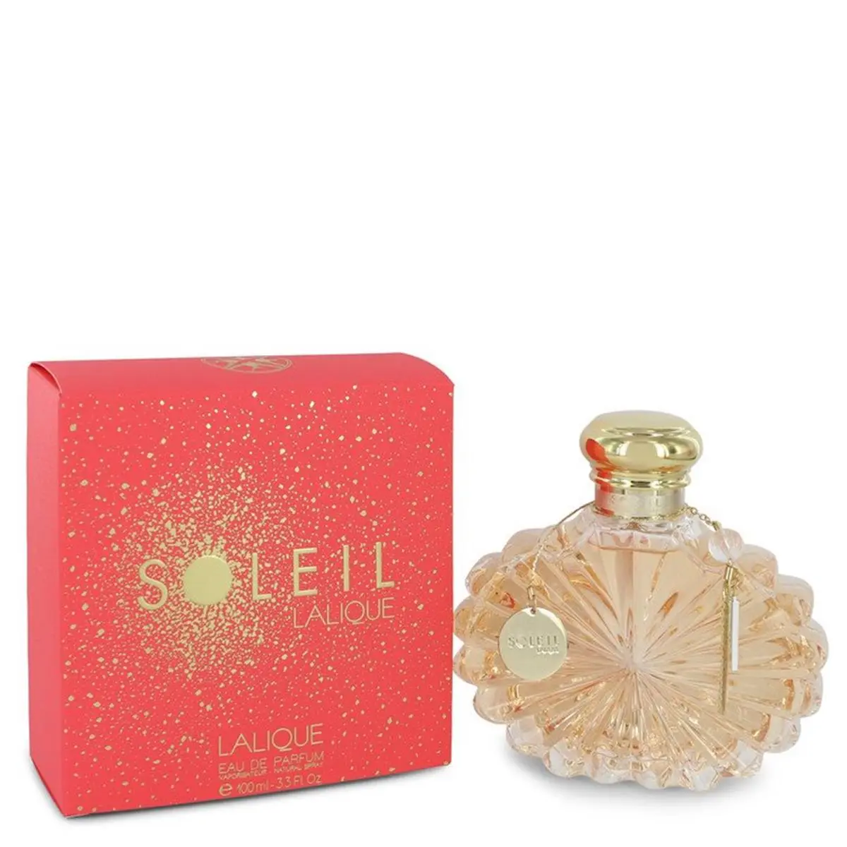 Women's 212 MAIN Lalique Soleil Eau De Perfume Spray (3.3 oz) - EDP Perfume Spray, Bitter Almond Notes, Feminine Aura, Flirtatious Scent