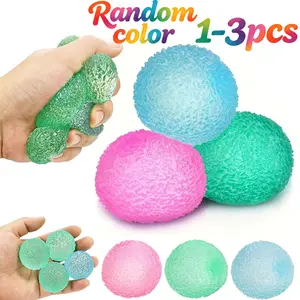 1/3pcs textured ball maltose squeeze toy, soft and fun. Just squeeze for pressure. These soft rubber grass balls are a must-have for party celebrations, squishy toys, relaxation toys, Squishy Fidgets, Halloween gifts (random colors)