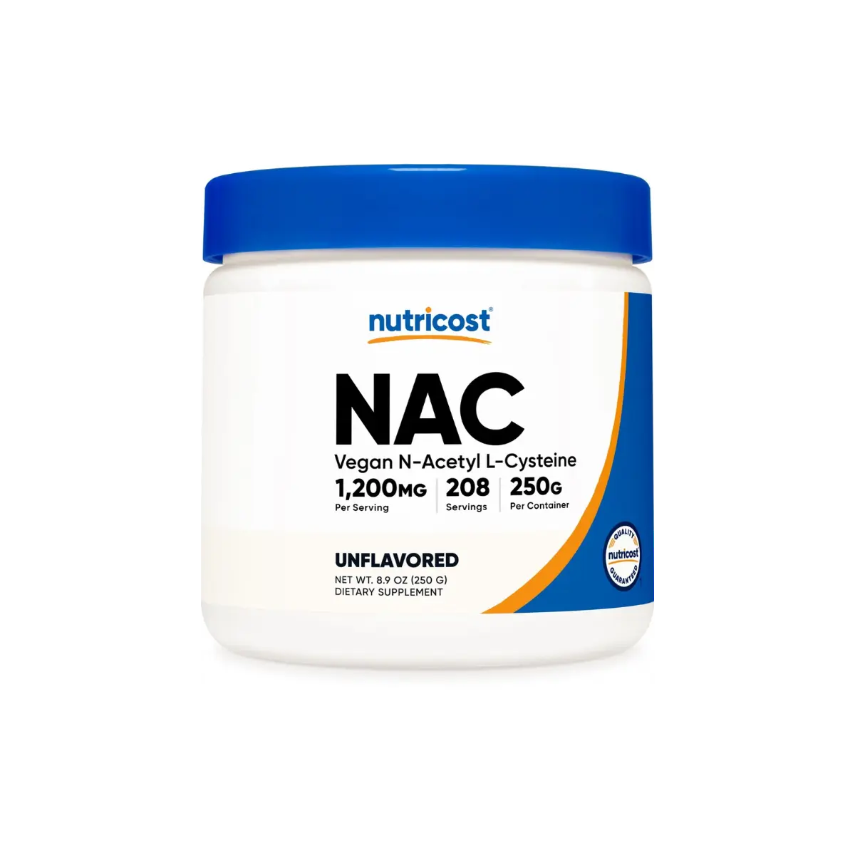 Nutricost N-Acetyl Cysteine (NAC) Powder 250 Grams - Vegan NAC