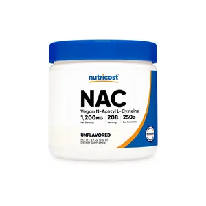 Nutricost N-Acetyl Cysteine (NAC) Powder 250 Grams - Vegan NAC