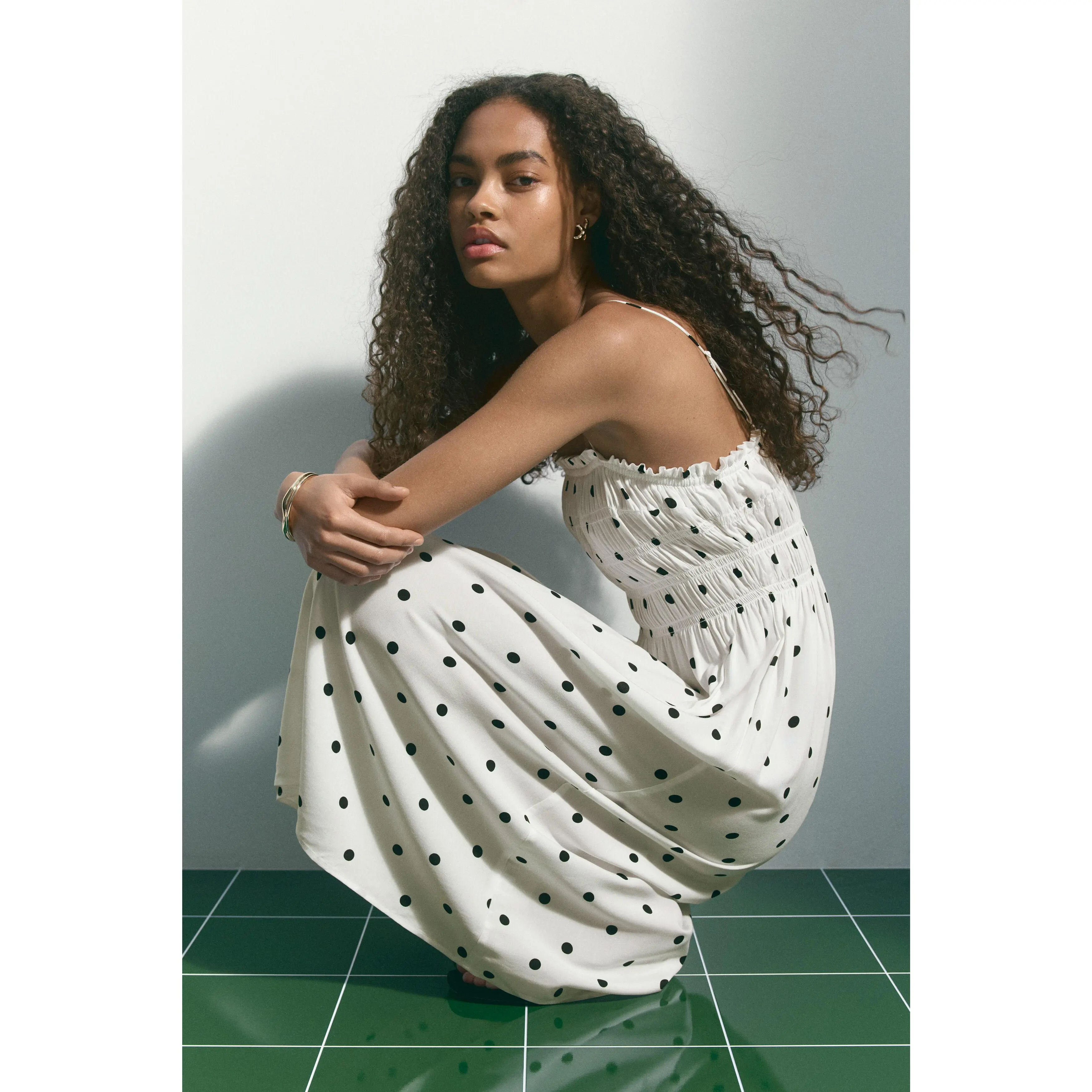 H&M Smocked strappy dress - TikTok Shop