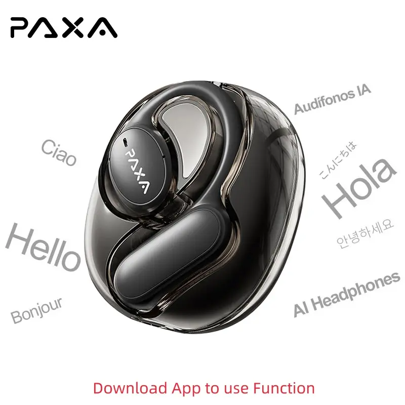 【Free shipping】PAXA OpenAir 5 Wireless Bluetooth 5.4 Earbuds High-Fidelity Robust Bass Sound Headphones, Breathable Open Ear Electronic Headset for Workout & Sports