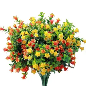 Spring Decor Artificial Flower (8pcounts/set), Simulated Flower Decoration without Vase, Decorative Flower for Home Garden Party Wedding
