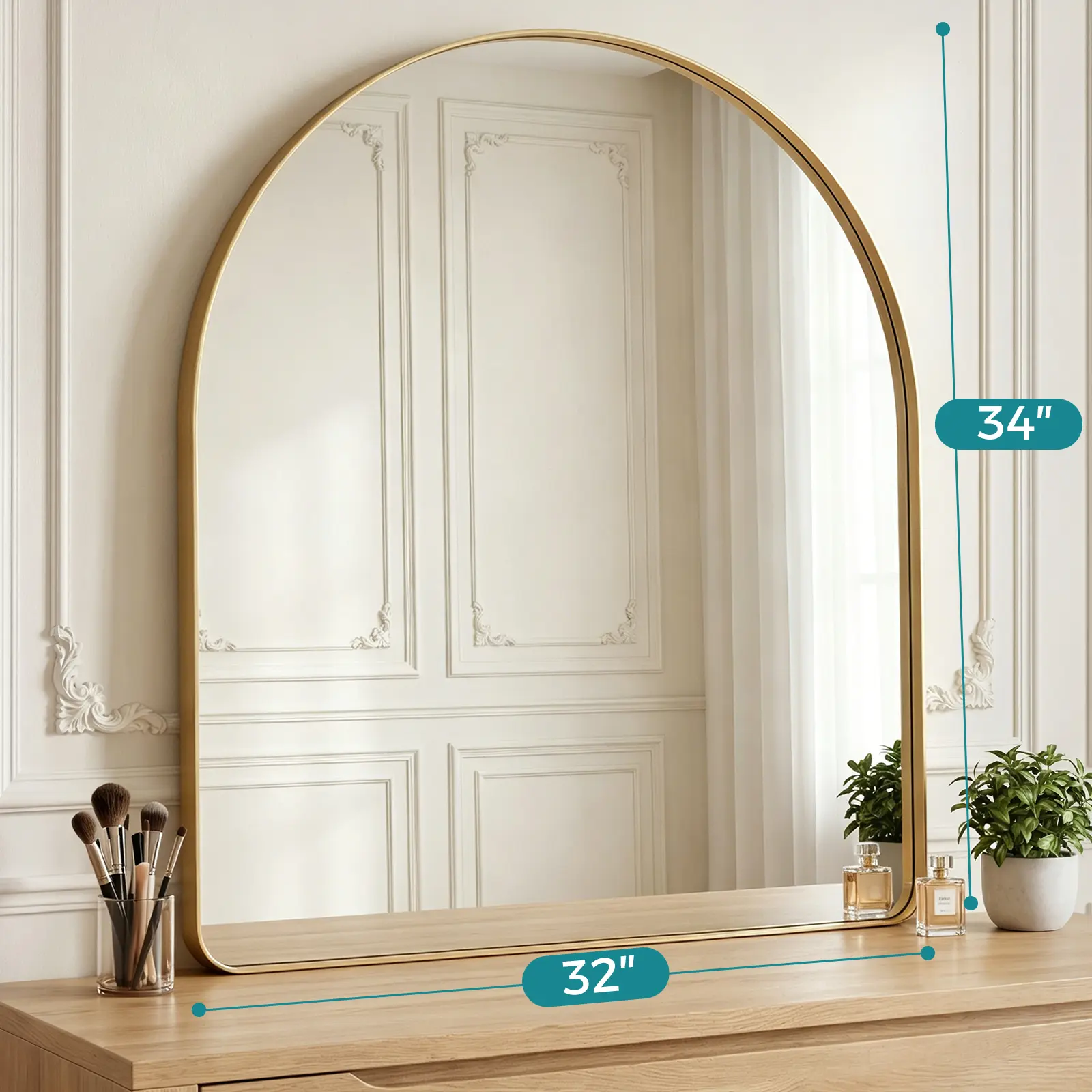 32‘’×34‘’-Gold