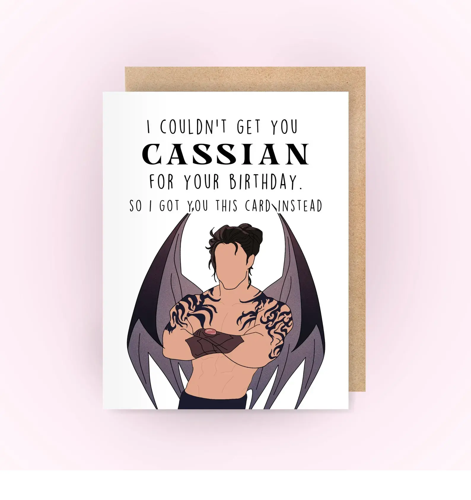 Cassian Birthday Card | Bat Boys bookish birthday gift for reader | acotar merch | funny card for friends