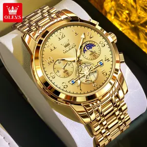 OLEVS Men's Watch Digital Dial Watch Fashion Trend Luminous Waterproof Business Men's Watch 2900