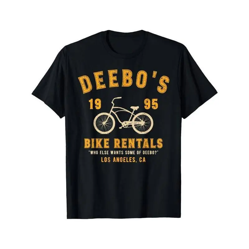Men's 100% Cotton Distressed Sleeveless T-Shirt - 1975 Los Angeles Bike Rental Vintage, Classic Cycling Design, Round Neck, Scream Prints, Cloud-Infused Breathable Fabric, Relaxed Fit Black Casual Top