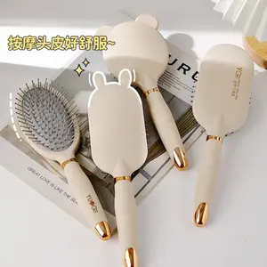 Cushion Airbag Hair Brush, Scalp Massage Comb for Long Curly Hair, Detachable Anti-Tangle Home Hair Styling Comb