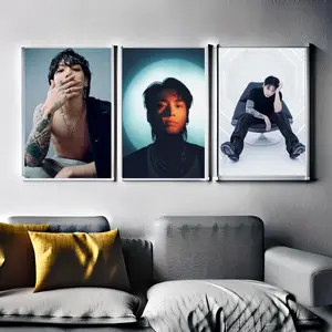 BTS Jungkook Wall Art, BTS Poster, BTS Jeon Jungkook Poster, bts Poster - Set Of 3, bts Wall Art Print, bts Art