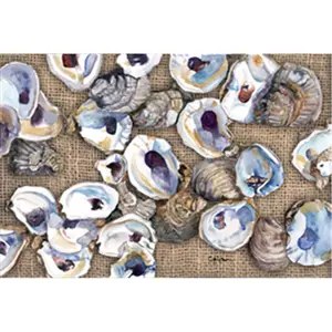 Carolines Treasures  Oyster Fabric Placemat