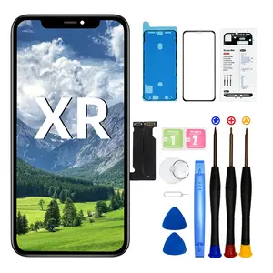 EFAITHFIX for iPhone XR LCD Screen Replacement 6.1 Inch Frame Assembly Display and 3D Touch Screen Digitizer with Repair Tools Kit for A1984/A2105/A2106/A2108 with Waterproof Adhesive Tempered Glass