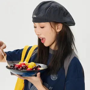 1pc Lightweight Retro Beret Painter Hat - Adjustable Unisex Summer Cap, Non-Stretch Design, Brown Vintage Style for Men & Women, Spring/Summer Fashion Gift, Casual Headwear, Stylish Headwear, Breathable Fabric, Versatile Headwear, Casual Wearers