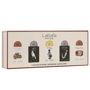 Lattafa Pride Eau de Parfum Gift Set Collection No.5 (5 x 20ml) | Experience the Art of Timeless Fragrance (Gift Set)