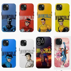 Invincible Super Hero Double-layer durable phone Case Compatible with iPhone 17, 16, 15, 14, 13, 12, 11, X & Galaxy