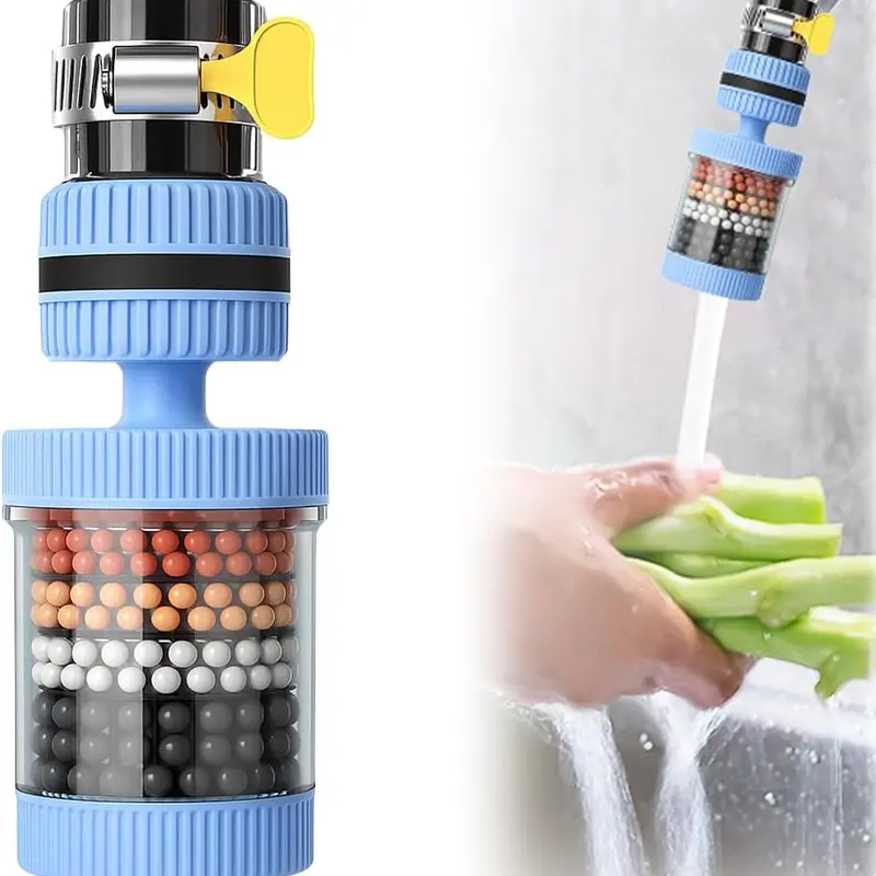 2026 New Faucet Water Filter, Sink Faucet-Mounted Household Filter with Durable Activated Carbon, Easy Installation, Clean Water Solutions, Taste Improved for Kitchen Use