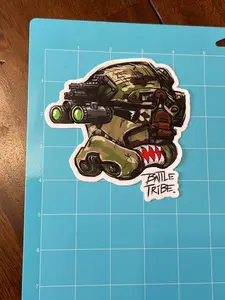 Combat Tribe Helmet sticker, Hard Hat Sticker, Bue Collar Sticker, Construction Sticker, Hard hat stickers, lunchbox sticker, Journeyman sticker, 409 carpenters, working class, carpenters stickers, union stickers