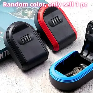 Plastic Key Box with Password Lock, Secure Key Storage Container, Ideal for Apartments, Offices, Factories, Durable and Convenient, Hard Plastic, Security Lock Box