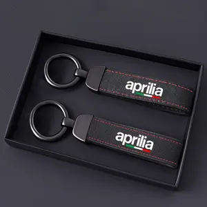 Aprilia Motorcycle Car Keychain Pendant, Anti-Lost Keyring Charm, Gifts for Aprilia Rsv4 Rs660 Tuono 660 Rsv1000/r Caponord 1200 Accessories