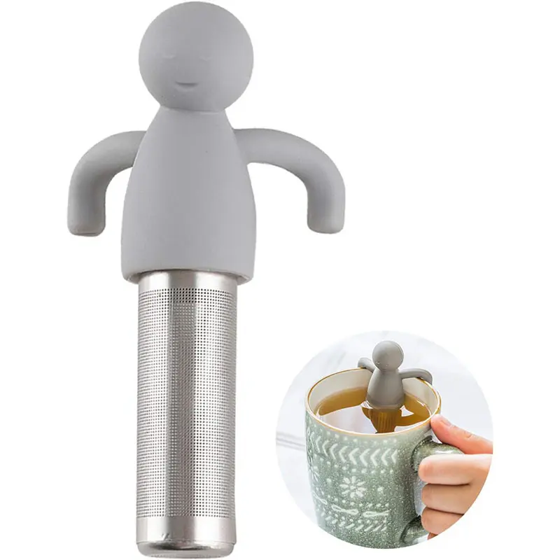Stainless Steel Extra Fine Mesh Tea Infuser – Reusable Loose Leaf Tea Strainer Ball with Silicone Handle, Durable Steeper Filter for Cups, Mugs & Teapots