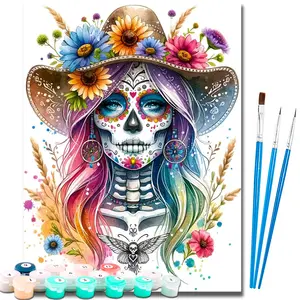 Paint by Numbers Kit for Adults Beginner,Easy Adult Paint by Number Kits on Canvas DIY Painting for Surprise Gift Home Wall Decor 16x20 Inch