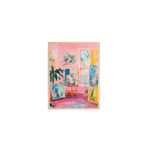 Pastel Pink Art Print magazine headline wall art--=%2=- manga=%2=----=%2=- poster=%2=-- manga poster