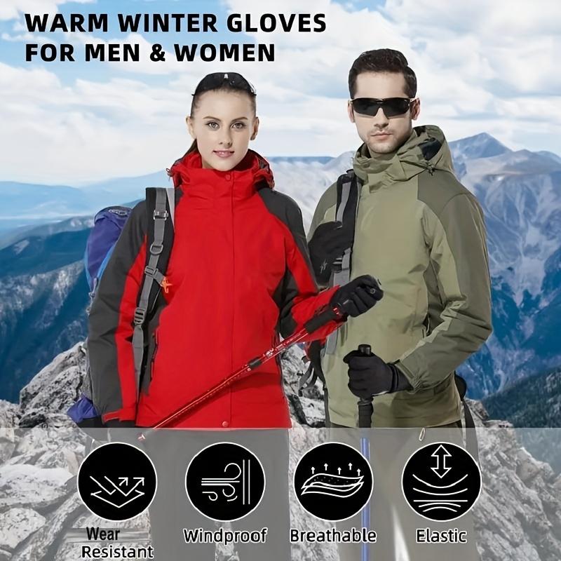 [Warm Winter Gloves] Cold Weather Warm Gloves, Winter Gloves for Men And Women - Freezing Work Gloves Set, Suitable for Running, Driving, Cycling, Work, Hiking, Touch Screen Gloves