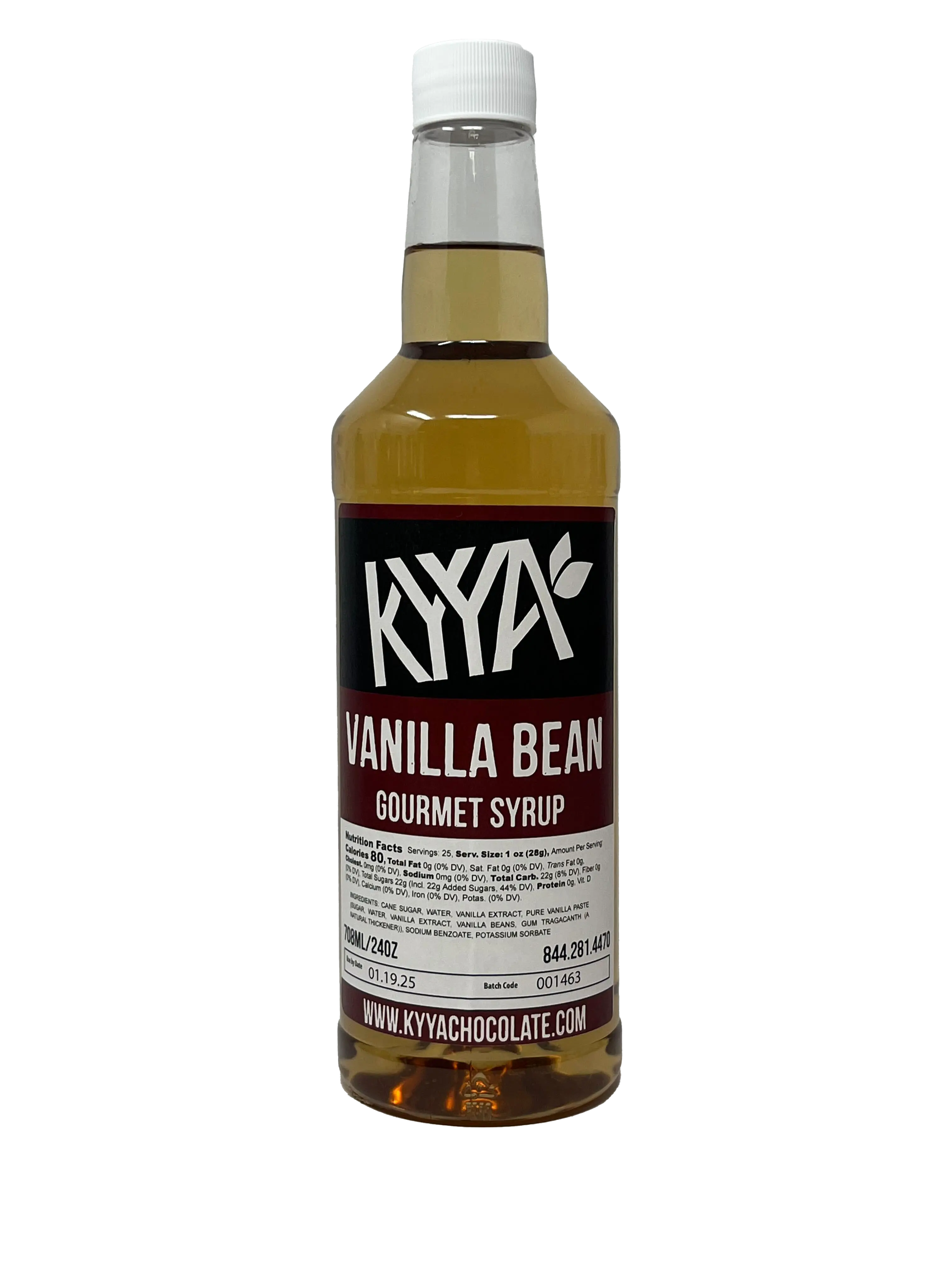 Kyya Vanilla Bean Gourmet Syrup
