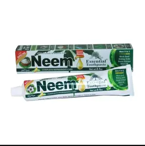 Neem Essential Toothpaste New 5 in 1 Minty Freshness Clove & Neem Extract 6.5oz Oral Health Fluoride Free Paste