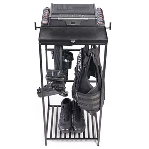 Tac Tower - Police Gear Rack with Safe