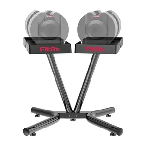 FitRx Smart Rack Dumbbell Stand, Dumbbell and Kettlebell Weight Rack Stand for Home Gym