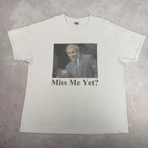 Vintage 2000’s George Bush “Miss Me Yet?” T-Shirt, XL / USA / American Politics / Funny T-Shirts Size S-3XL Unisex HPI