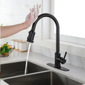 Touch Control Pull-Down Sprayer Kitchen Faucet - Sensor