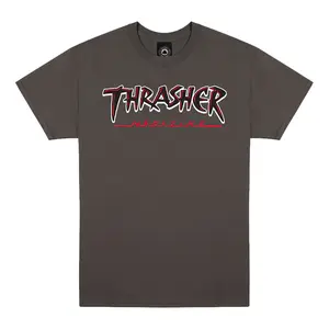 Thrasher Magazine Shirt Slash Charcoal