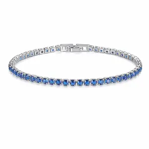 Tennis Bracelet whit Blue stons