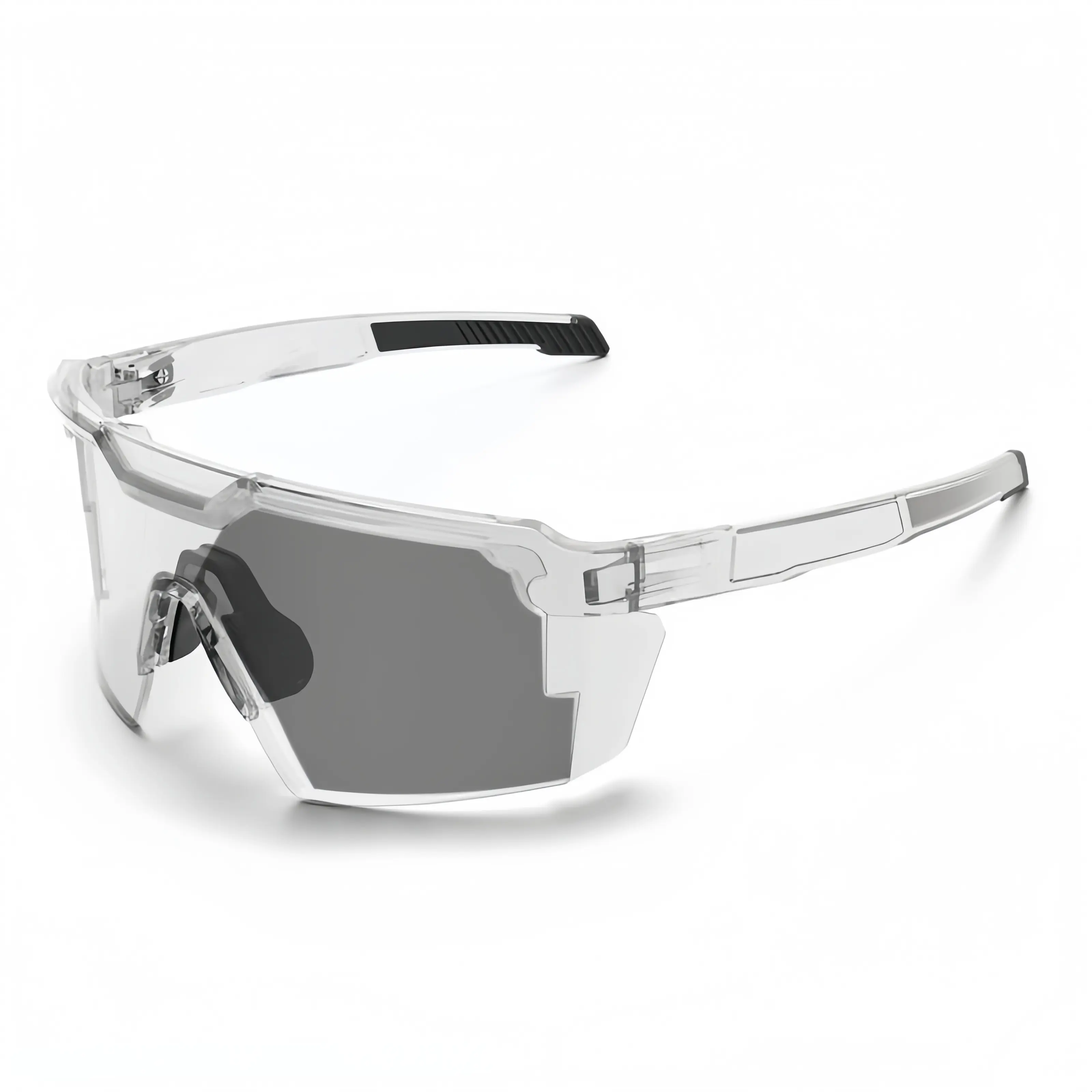 Future Tech Photochromic Z87+ Polarized Safety glasses,Sunglasses for Men & Women Oversized Vintage UV400 Y2K Aviator Eyewear Ideal for Fishing, Sports Z87+ Blue Light Polarized Safety glasses Photochromic uv protection anti-ultraviolet