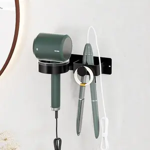 Hair Dryer Stand Holder, Bathroom Hair Straightener Storage Rack, Curling Iron Organizer Shelf, Electric Blow Dryer Display Rack