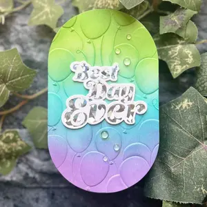 Floating Balloons 3D Embossing Folder