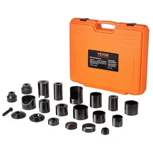 VEVOR Ball Joint Press Kit, 23 pcsTool Kit, C-press Ball joint Remove and Install Tools, for Most 2WD and 4WD Cars, Heavy Duty Ball Joint Repair Kit for Automotive Repairing
