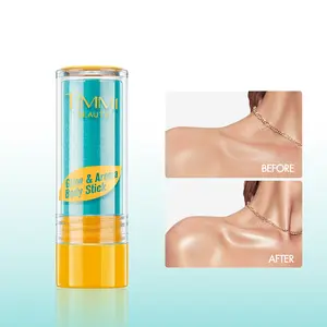 Glow & Aroma Body Stick, Sun-Kissed Glow, Tropical Aroma, Coconut-Infused Care | Shimmer Radiance, Coconut Oil & Vitamin E, Waterproof, Vacation Vibes