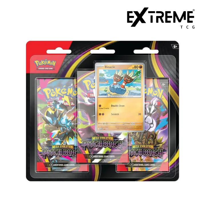 Pokémon TCG: Mega Evolution Pitch Black 3-Pack Blister