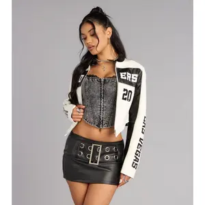 Sleek Attitude Belted Faux Leather Mini Skort