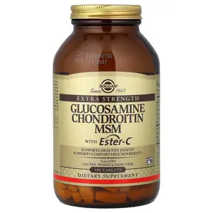 Solgar Glucosamine Chondroitin MSM with Ester-C®, 180 Tablets | HSA/FSA Eligible